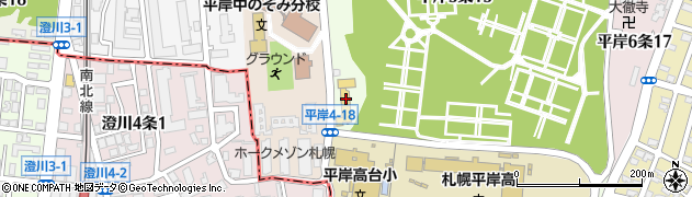 札幌市博物館活動センター周辺の地図