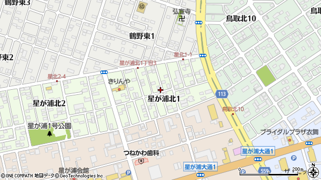 〒084-0911 北海道釧路市星が浦北の地図
