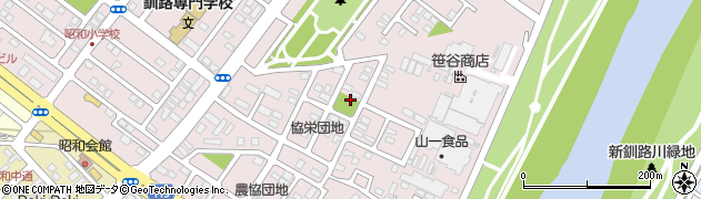 昭和4号公園周辺の地図
