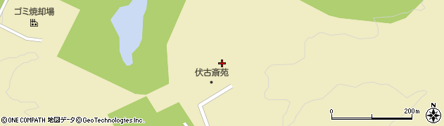 長沼町役場　伏古斎苑周辺の地図