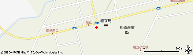 松原産業株式会社　継立工場周辺の地図