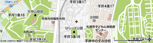 株式会社オールインワン北海道支店周辺の地図