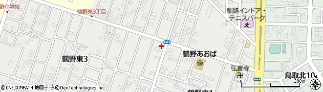 鶴野東4号公園周辺の地図
