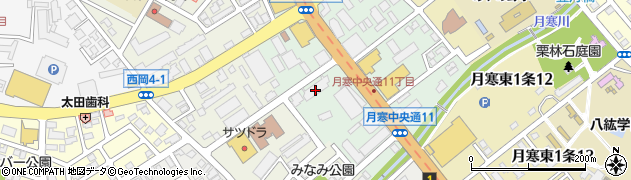 トヨタレンタリース札幌地下鉄福住駅前店周辺の地図