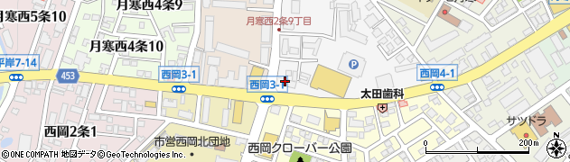 島印刷株式会社札幌支店周辺の地図