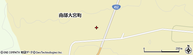 北海道夕張市南部大宮町周辺の地図