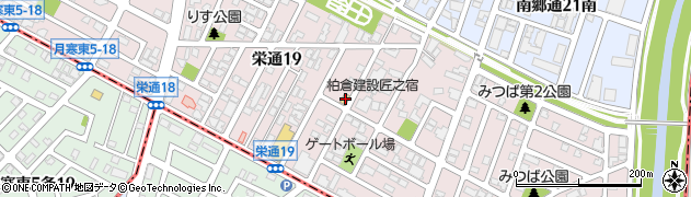 セイコーマート栄通２０丁目店周辺の地図