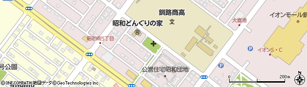 昭和12号公園周辺の地図