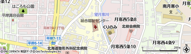 北海道札幌市豊平区平岸８条周辺の地図