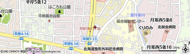株式会社トヨタレンタリース新札幌　レンタカー予約センター周辺の地図
