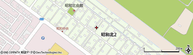 北海道釧路市昭和北2丁目周辺の地図