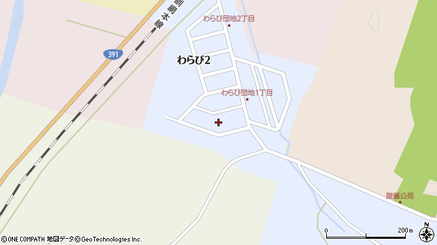 〒088-2157 北海道釧路郡釧路町わらびの地図