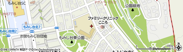 北海道札幌市厚別区もみじ台東周辺の地図