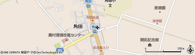 栗山警察署角田駐在所周辺の地図
