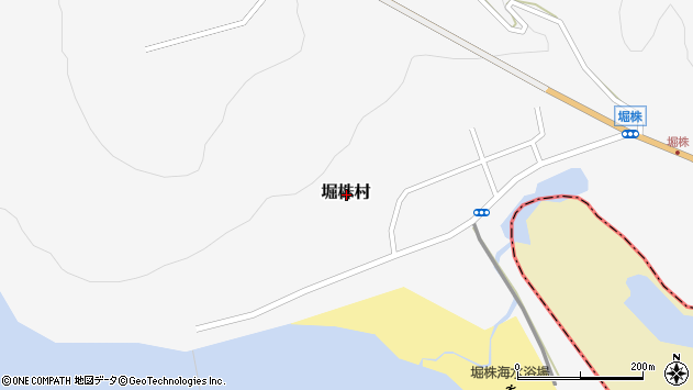 〒045-0201 北海道古宇郡泊村堀株村の地図