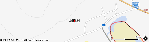 北海道泊村（古宇郡）堀株村周辺の地図