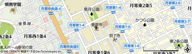 豊原寺周辺の地図