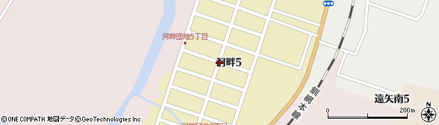 北海道釧路町（釧路郡）河畔周辺の地図