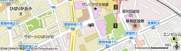 北海道電力ネットワーク株式会社　札幌東ネットワークセンター　停電、電柱・電線などの設備に関するお問合せ周辺の地図