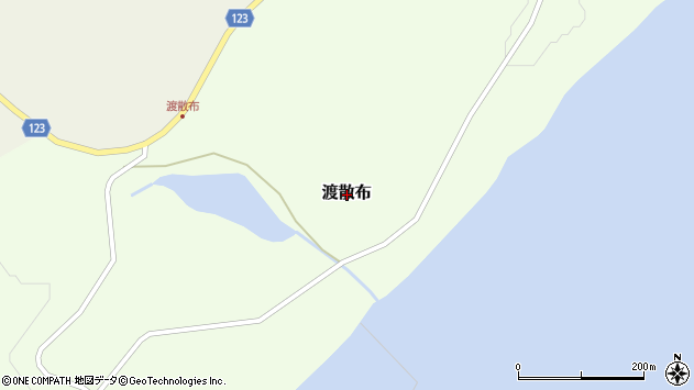 〒088-1534 北海道厚岸郡浜中町渡散布の地図