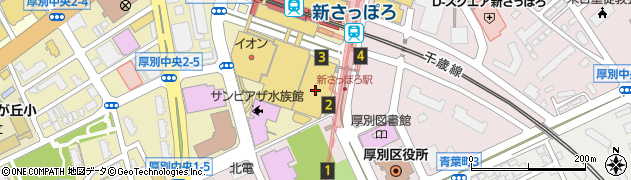サンピアザ　メトロモール地下３Ｆ萬字醤油屋本店（醤油ラーメン専門店）周辺の地図
