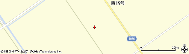 北海道空知郡南幌町南１３線西周辺の地図