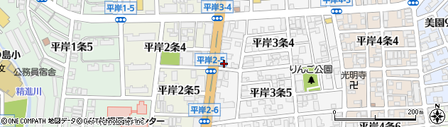 オージー技研　札幌営業所周辺の地図