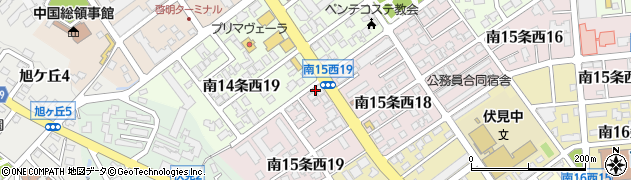 個別教室のトライ札幌旭ヶ丘校周辺の地図