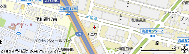 北海道タカラサービス株式会社周辺の地図
