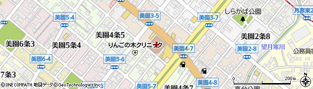 豊平郵便局配達周辺の地図