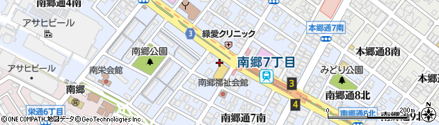 株式会社エンパイアー　札幌東支店東光ストア南郷７丁目店周辺の地図