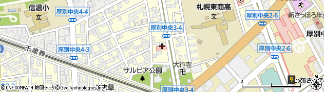 新札幌乳腺クリニック周辺の地図