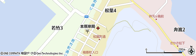 佐々木理容店周辺の地図