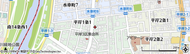 日本コロイド株式会社　札幌営業所周辺の地図