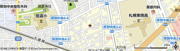 プレミアシティ新札幌周辺の地図