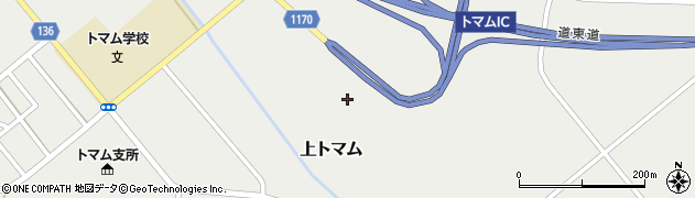 北海道占冠村（勇払郡）上トマム周辺の地図