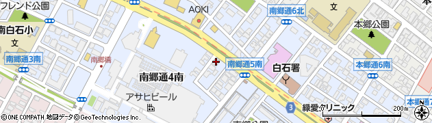住友生命保険相互会社　札幌支社東札幌支部周辺の地図