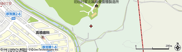 北海道札幌市厚別区厚別町（下野幌）周辺の地図
