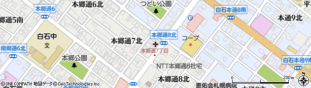 カラー専門店 ヒナデ(Hinade)周辺の地図