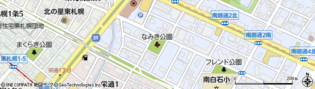 北海道札幌市白石区南郷通１丁目南6周辺の地図