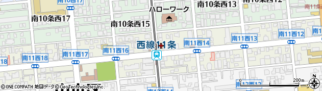 札幌市役所　区役所中央区役所・中央保健センター幌西まちづくりセンター周辺の地図