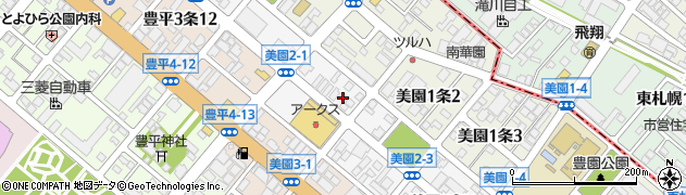 株式会社エンパイアー　札幌東支店ラルズマート美園店周辺の地図