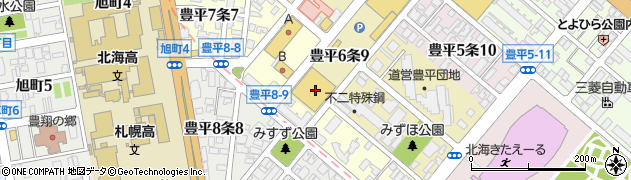 ビバホーム豊平店周辺の地図