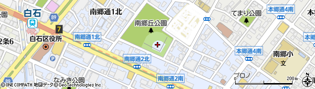 北海道札幌市白石区南郷通２丁目北周辺の地図