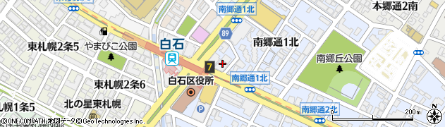 株式会社常口アトム　白石駅前店周辺の地図
