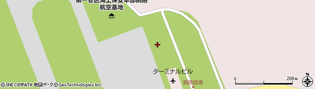 日産レンタカー釧路空港内案内所周辺の地図