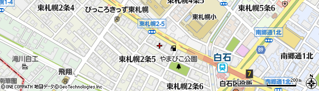 オーケー食品工業株式会社　札幌営業所周辺の地図
