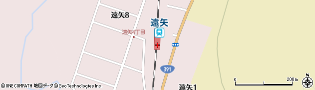 遠矢駅周辺の地図