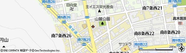 セイコーマート旭ヶ丘店周辺の地図
