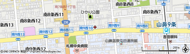 北海道札幌市中央区南８条西9丁目755-1周辺の地図